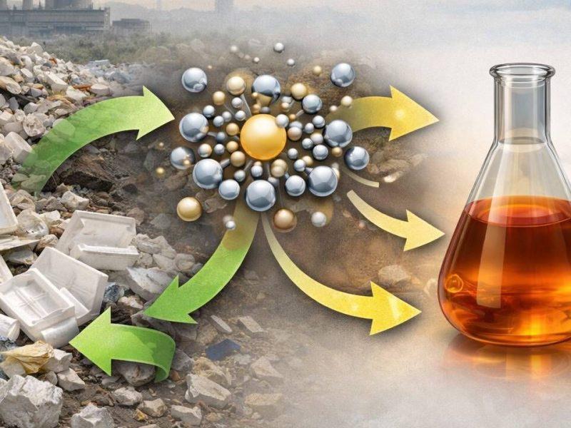 تبدیل زبالههای پلاستیکی به مواد شیمیایی ارزشمند با کاتالیزورهای تکاتمی