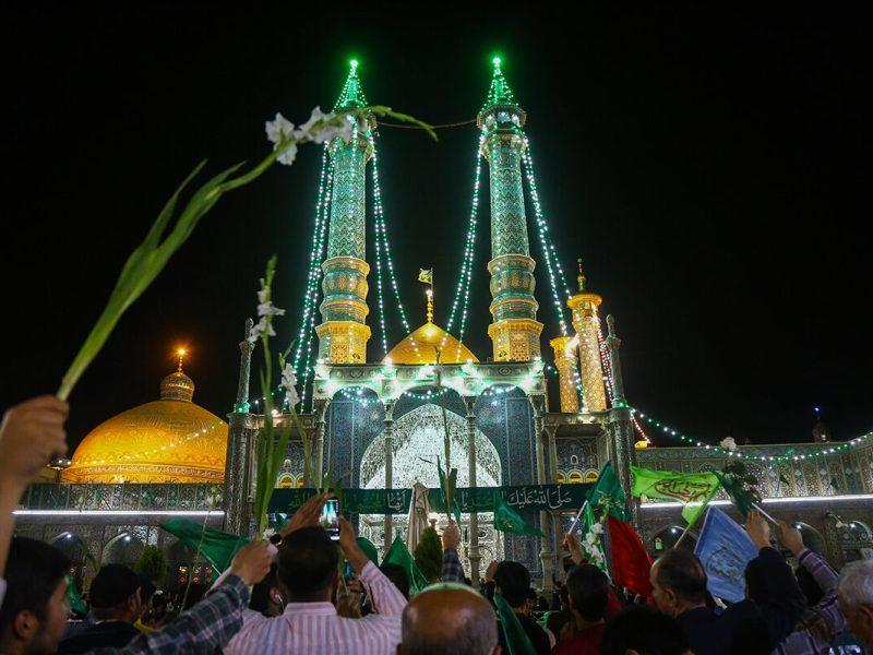 قم غرق سرور میلاد مولود کعبه شد