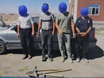 سه حفار غیرمجاز در بندپی بابل دستگیر شدند