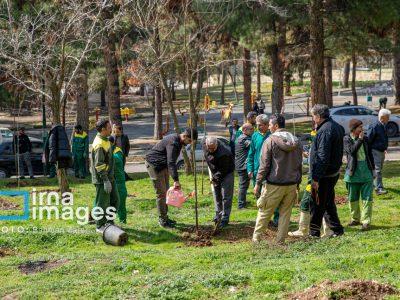 کاشت ۶۳۰ نهال در پارک جنگلی شهید باهنر اراک