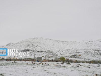 بارش برف اردبیلیها را غافلگیر کرد