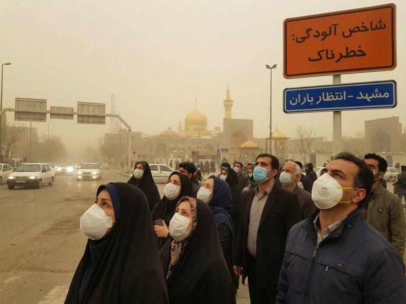 محیط زیست برای شهروندان مشهدی هشدار خودمراقبتی صادر کرد