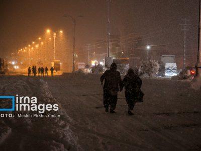 بارش برف و باران در شمال غرب کشور