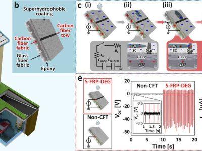ژنراتوری که از برخورد باران به سقف، برق تولید میکند