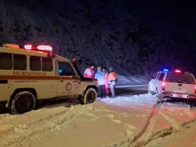 هلال احمر گلستان ۲۱۸ نفر را از برف و کولاک نجات داد