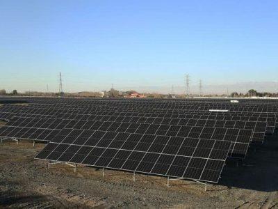 مزرعه خورشیدی دولت در محل نیروگاه توس مشهد بهرهبرداری شد