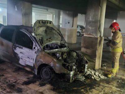 آتش سوزی در یک مجتمع مسکونی کرج ؛۶۵ نجات یافتند