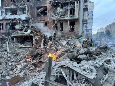 حمله روسیه به خارکیف اوکراین ۲۵ زخمی بر جای گذاشت