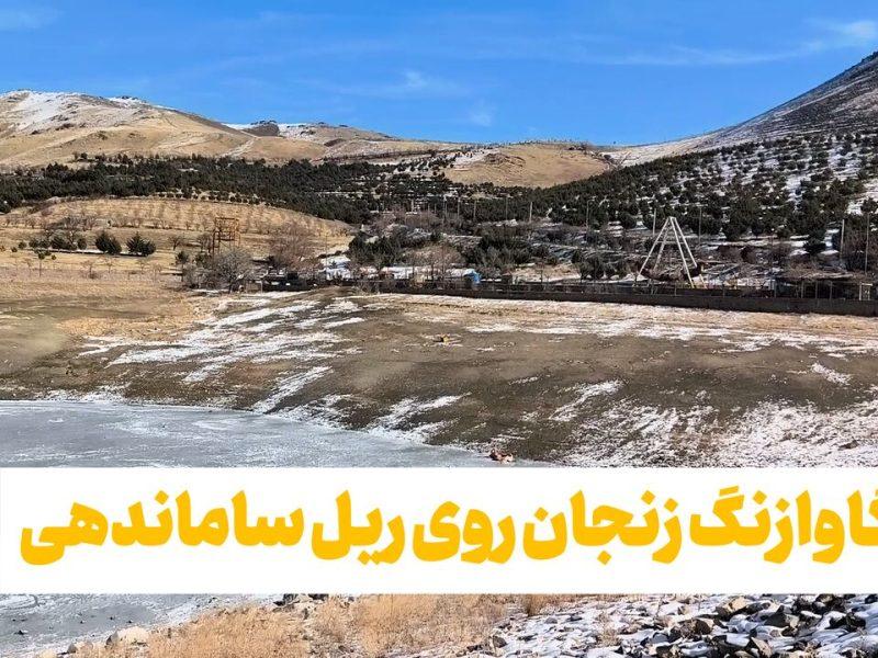 فیلم | گاوازنگ زنجان روی ریل ساماندهی