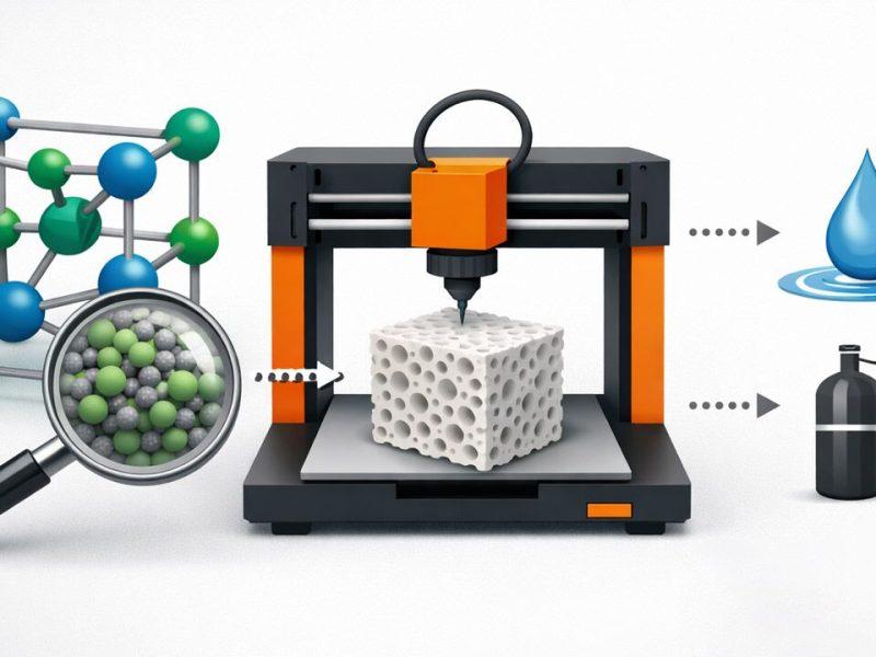 ترکیب نانوتخلخل با چاپ سهبعدی؛ در خدمت تصفیه آب