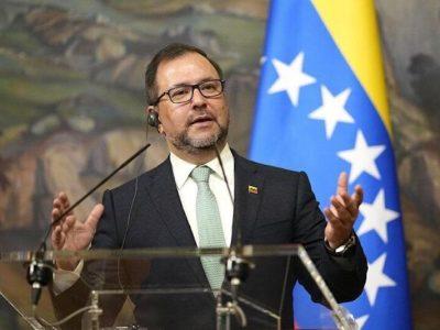 پیام تشکر وزیر خارجه ونزوئلا از مواضع ایران در محکومیت تجاوز نظامی به خاک این کشور