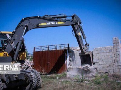 ۳۳۹ بنای غیر مجاز در اراضی کشاورزی بابل تخریب شد