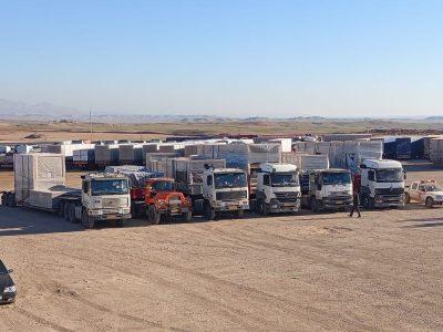 کشف ۶ کامیون تجهیزات خط تولید چاپ و بستهبندی کاغذ در مرز خسروی