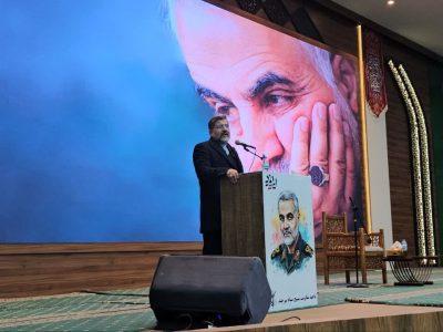 آیین بزرگداشت سالگرد سردار شهید سلیمانی در بیرجند برگزار شد