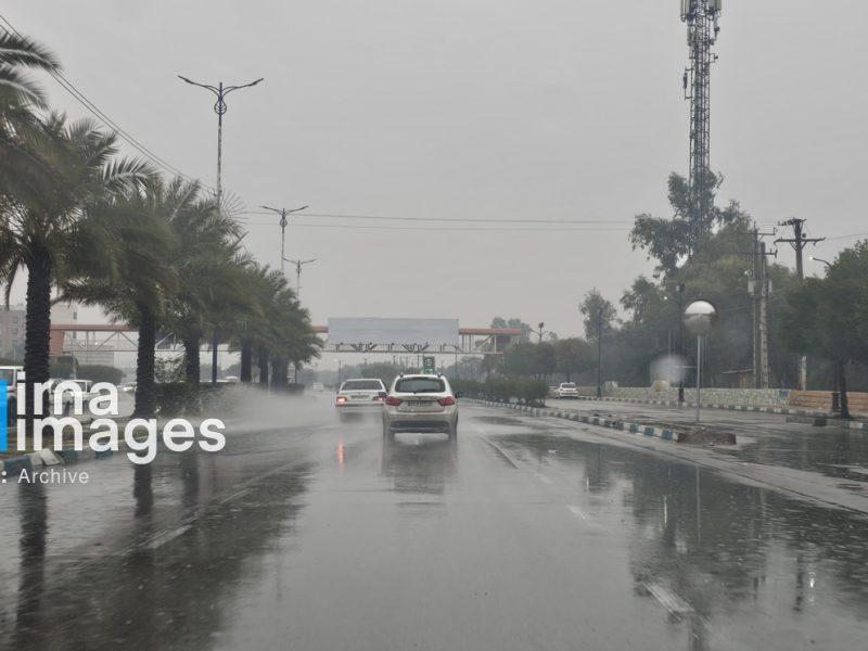 تداوم فعالیت سامانه بارشی در بوشهر/ ثبت ۲۹.۸ میلیمتر بارش در بهرگان دیلم