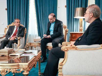 دیدار لاریجانی و معاون مشاور امنیت ملی هند