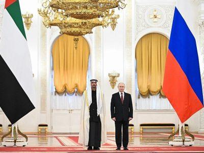 پوتین و رئیس امارات درباره تحولات منطقه گفتوگو کردند
