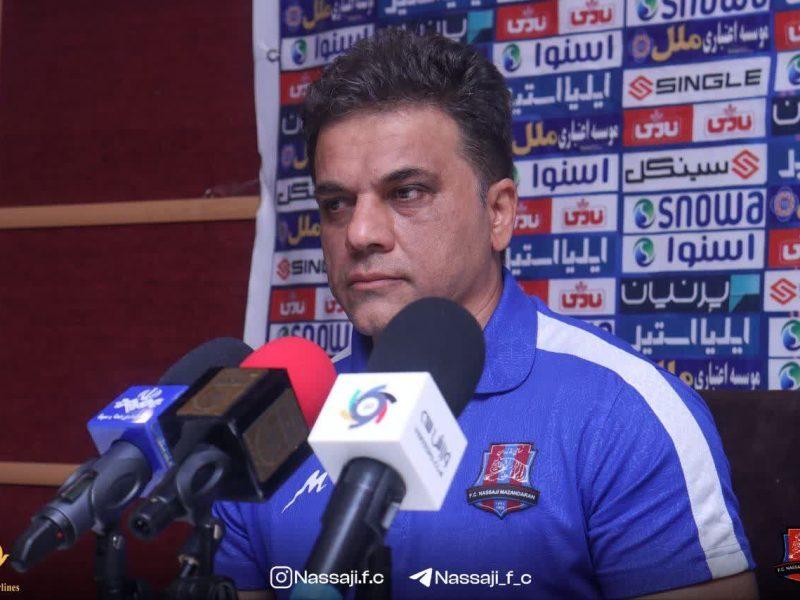  فیلم | سرمربی تیم شمس‌آذر: برابر تیم فجر از فرصت‌ها استفاده نکردیم