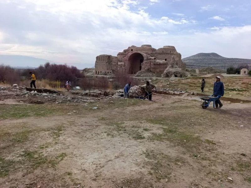 آغاز فصل جدید کاوش باستان‌شناسی کاخ ساسانی فیروزآباد