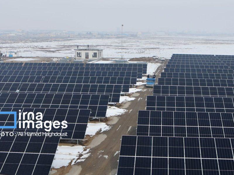 نخستین نیروگاه خورشیدی شرکت گاز آذربایجان شرقی در مراغه بهره برداری شد