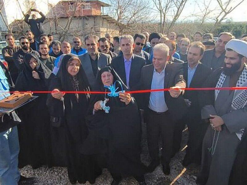 مجتمع آبرسانی حسین‌آباد بهشهر افتتاح شد/پایان یک مطالبه قدیمی مردم میانکاله