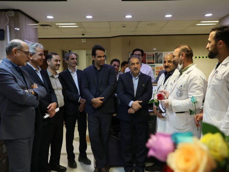 فیلم| بازدید معاون وزیر بهداشت از بیمارستان دولتی شهید رهنمون یزد