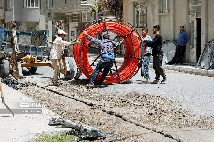 قطع فیبرنوری ۲ شهر کوهدشت به دلیل شرایط جوی، بازگشایی راههای روستایی بخش پاپی
