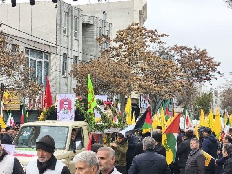 فیلم | خروش زنجانی‌ها در راهپیمایی روز قدس ۱۴۰۴
