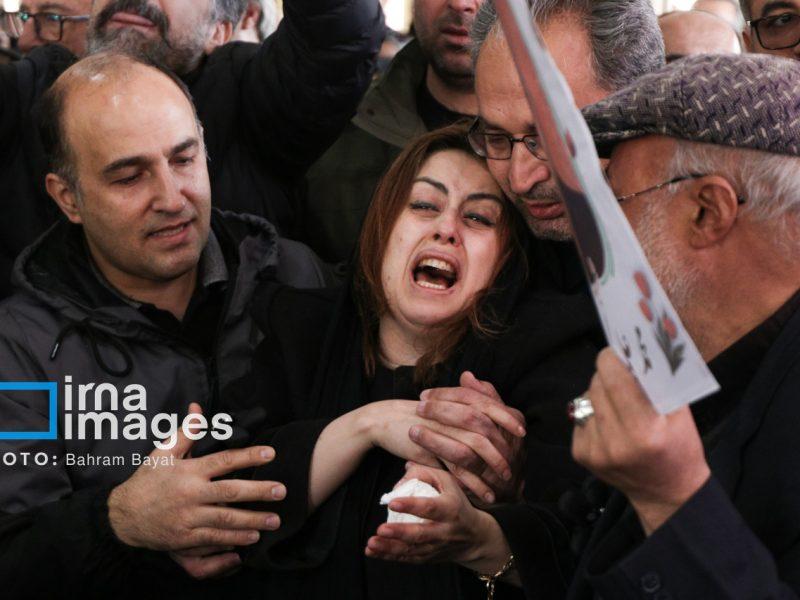 تشییع پیکر شهدای مرکز معاینه فنی زنجان
