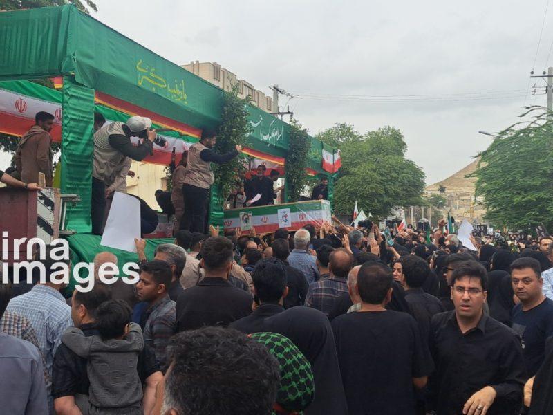 وداع با ۱۸ شهید لارستان