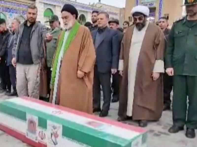 تشییع پیکر مطهر شهید والامقام در زنجان