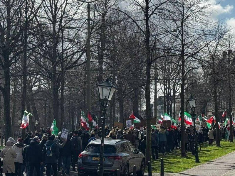 فریاد حمایت از ایران در قلب هلند طنین‌انداز شد