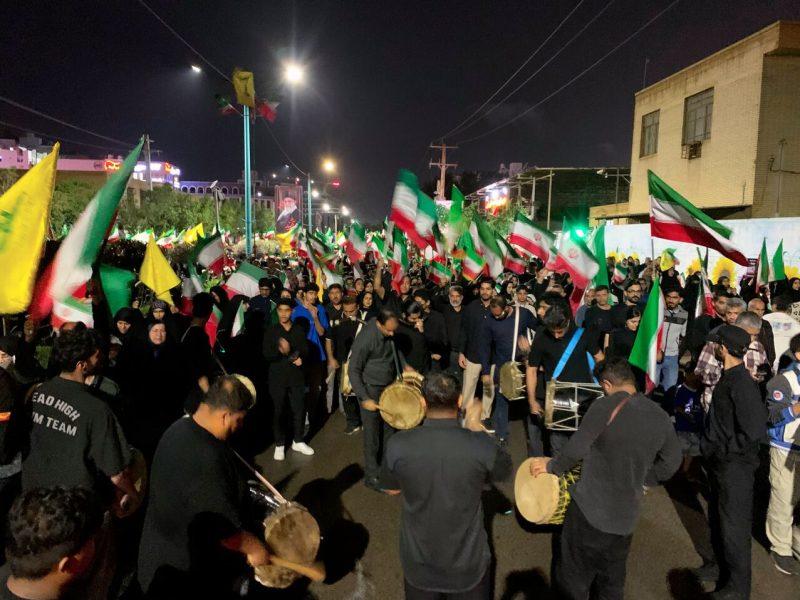 فیلم| تداوم پرچمداری بندرعباسی‌ها در قرارهای شبانه