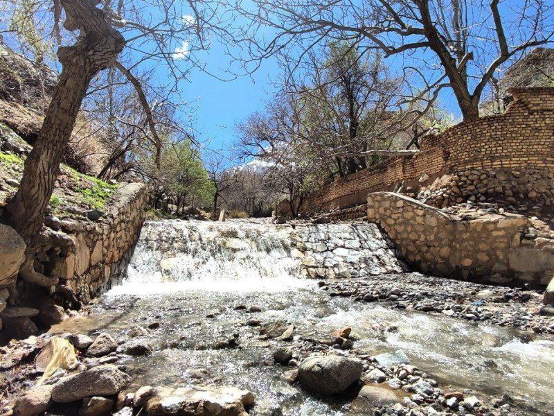 فیلم/ جاری شدن رودخانه طزرجان یزد