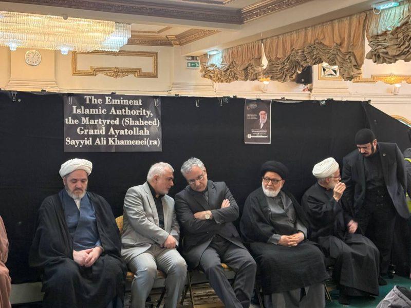 آئین بزرگداشت رهبر شهید انقلاب در مرکز اسلامی انگلیس برگزار شد