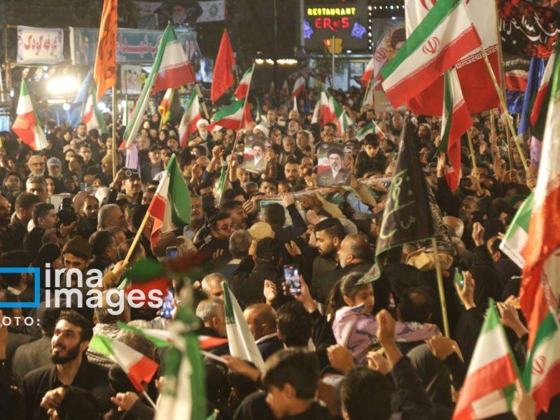 حماسه شب سی‌ام در خیابان‌های گرگان