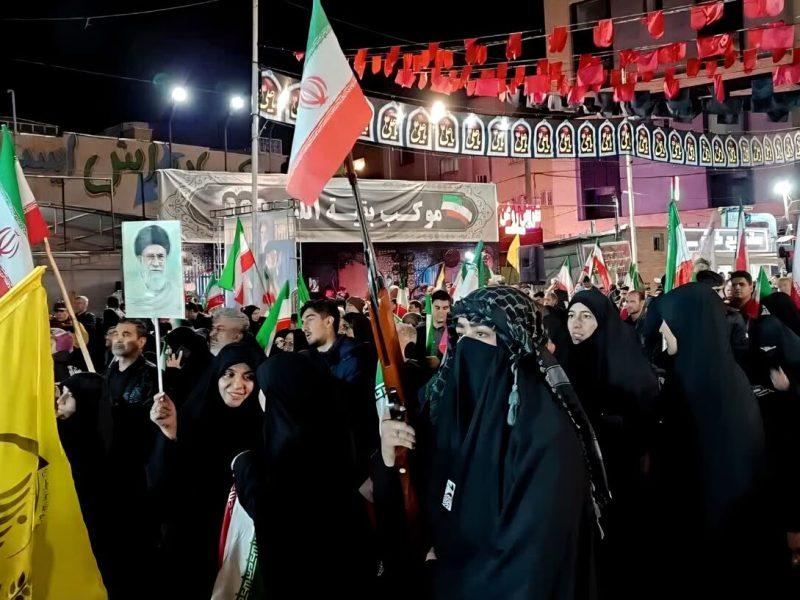 فیلم| رجزخوانی ما دیدن دارد؛ شکوه اقتدار و همبستگی کرمانیها در حمایت از حافظان وطن