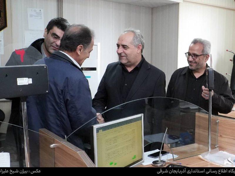 فیلم/بازدید استاندار آذربایجانشرقی از پیشخوان پاسخگویی صنعتگران؛تأکید بر تسهیل امور