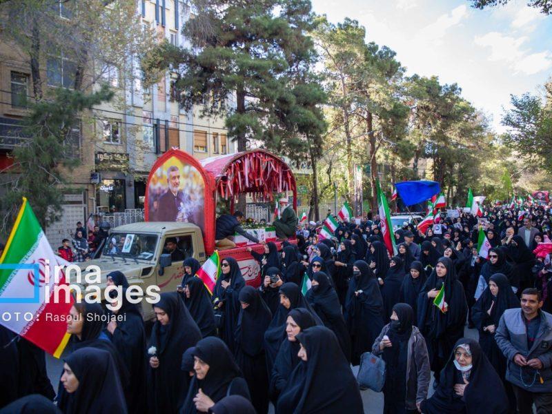 پیکر شهید نوروزی در خوانسار تشییع و تدفین شد