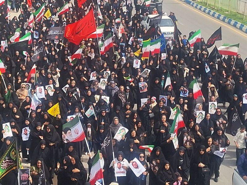 فیلم_ تشییع پیکر شهید “حسین هاشم‌پور” با حضور گسترده مردم در گچساران