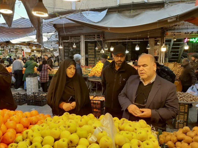 جریمه یک میلیارد ریالی میوه فروش متخلف در همدان