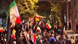 راهپیمایی مردم انقلابی خراسان شمالی در پنجاه و یکمین شب