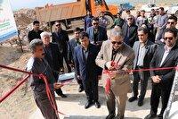 افتتاح کارخانه سنگ‌شکن و تحویل ماشین‌آلات سنگین در شیروان 