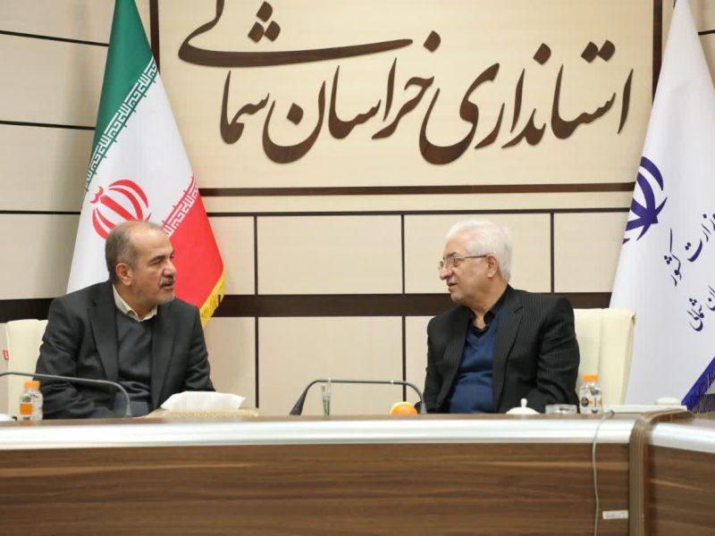 دیدار معاون وزیر راه و شهرسازی با استاندار خراسان شمالی