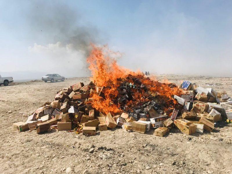 ۶ تن مواد غذایی و دارویی غیرقابل مصرف در سردشت معدوم شد