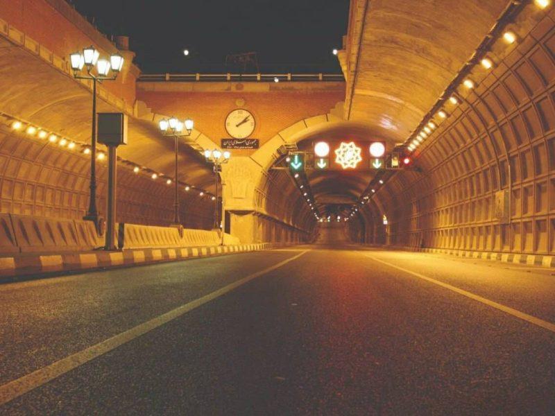 مسیر جنوب به شمال تونل توحید امشب مسدود است
