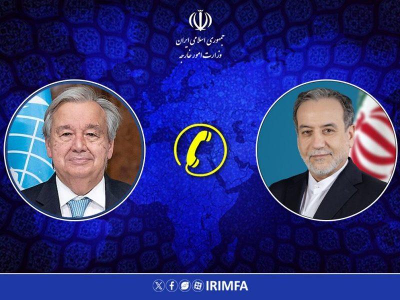 عراقچی و گوترش گفت وگو کردند