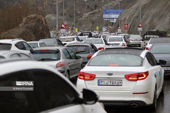 ترافیک در محورهای ارتباطی مازندران سنگین است