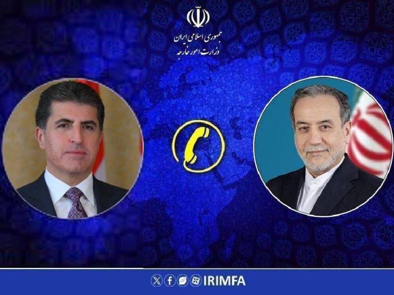 روابط ایران – عراق و تحولات منطقه، محور گفت وگوی عراقچی و بارزانی