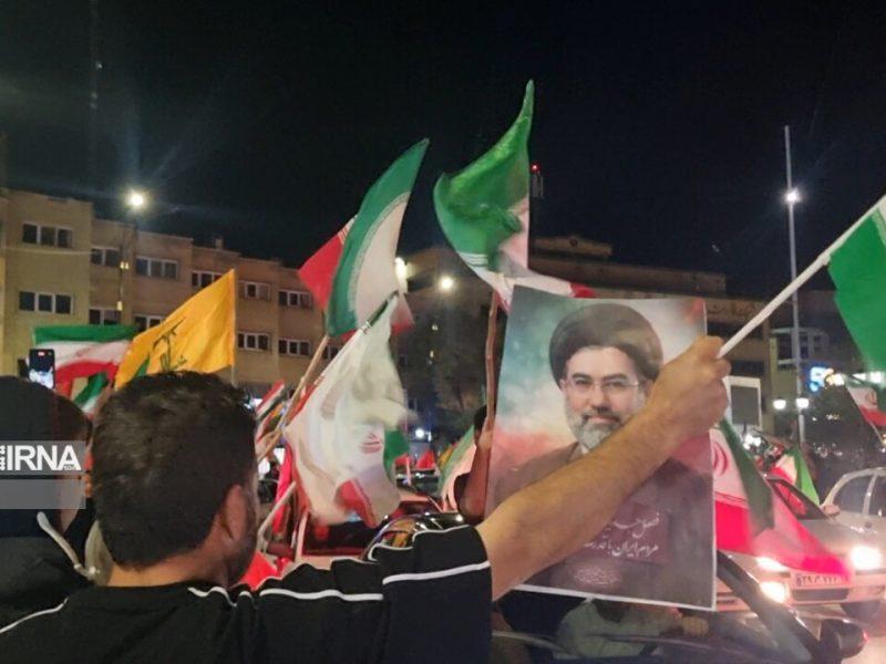 فریاد همدانی ها در شب های اقتدار؛ این پرچم هرگز زمین نمی افتد